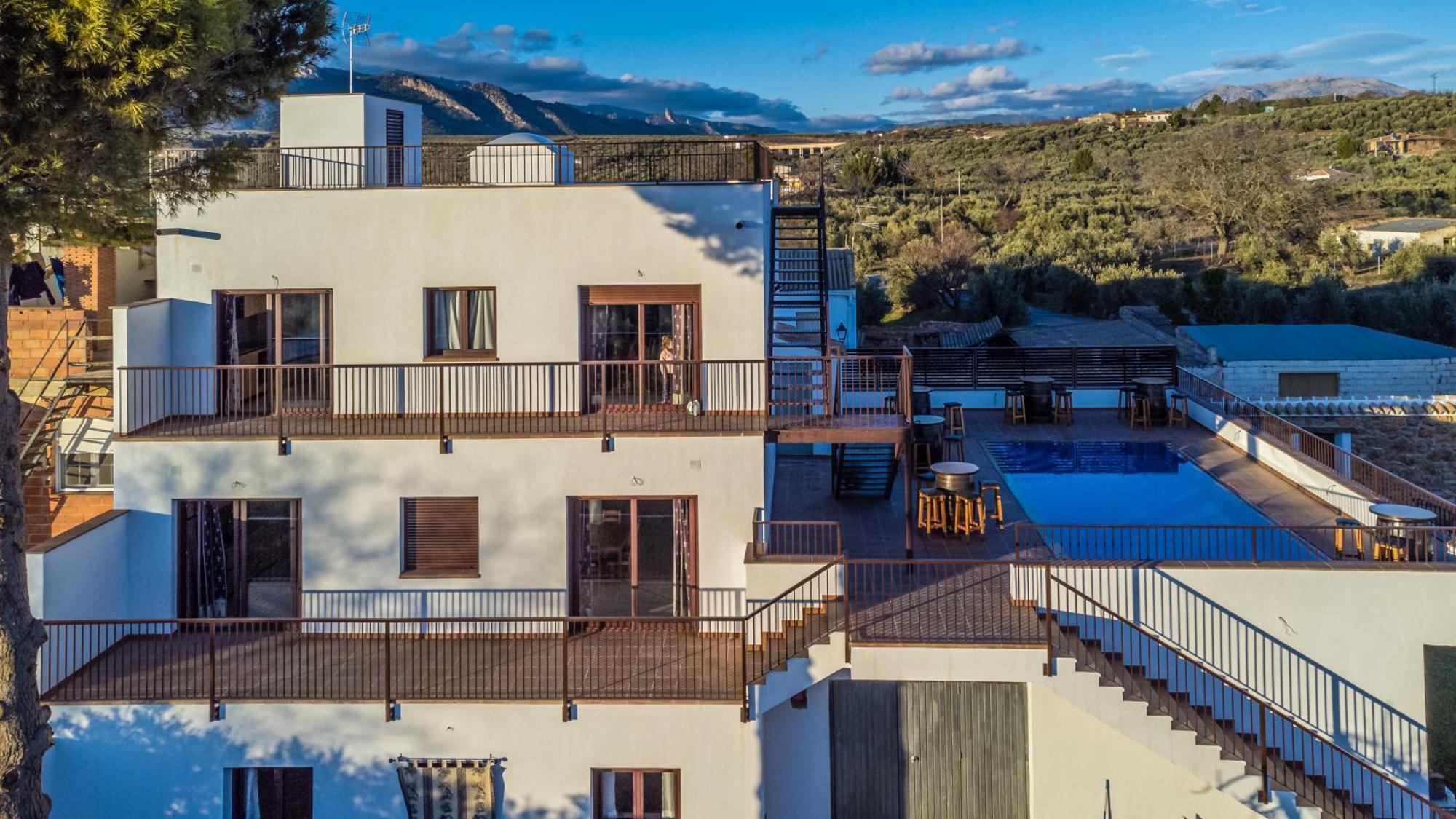 Apartamentos Turisticos Rurales Camino Rio Peralta 波索爱尔康 外观 照片